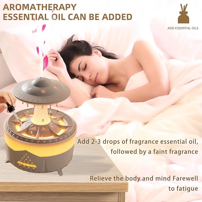 Humidificador Aromaterapia Lluvia