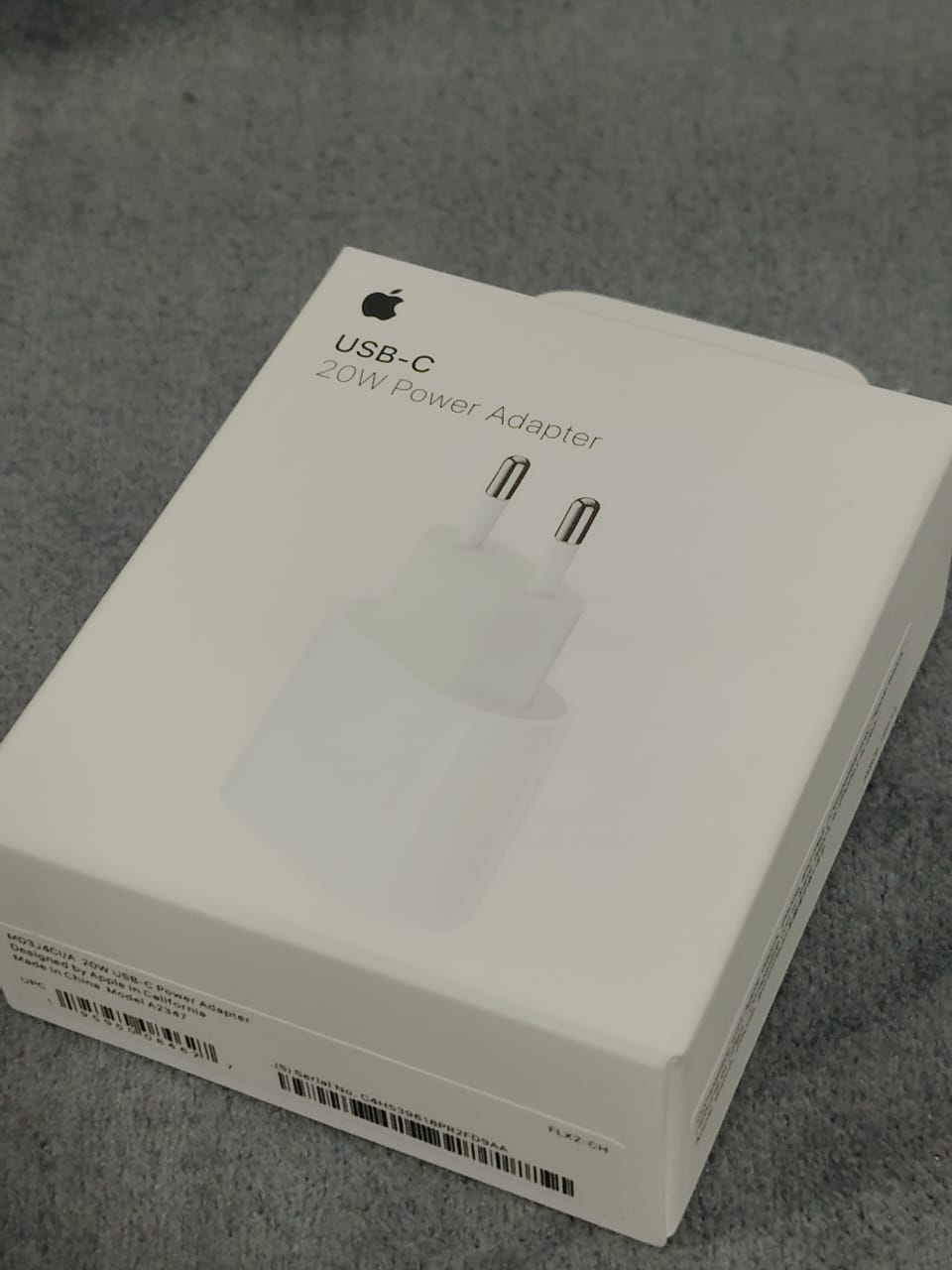 adaptador de corriente usb-c 20 wats PARA IPHONE