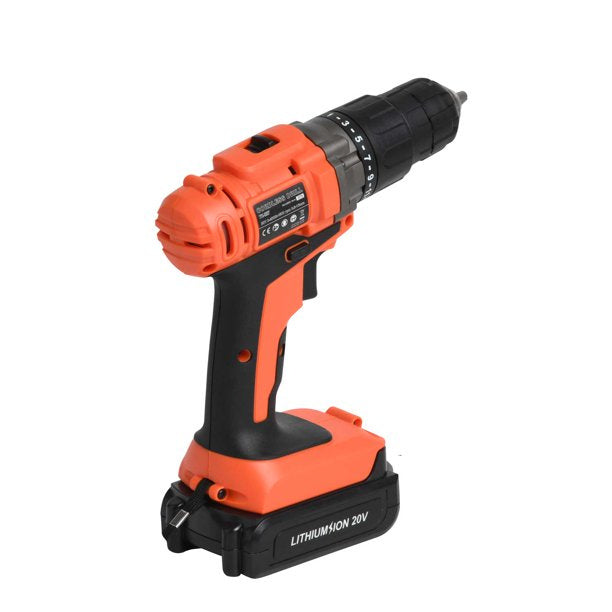 Taladro Atornillador 20v Bateria mas Cargador marca Toyaki serie-Tk-827.